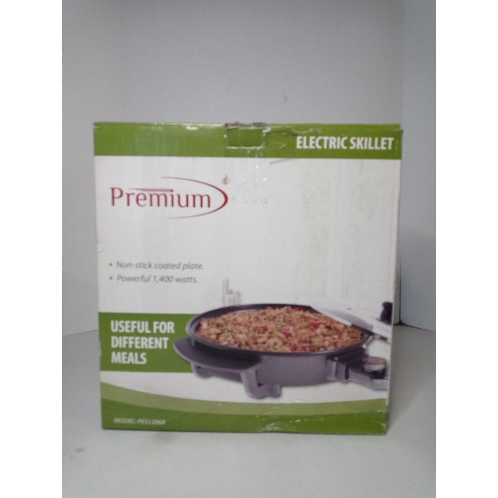 Electric Cooking Skillet With Nonstick Surface Easy To Clean Quality